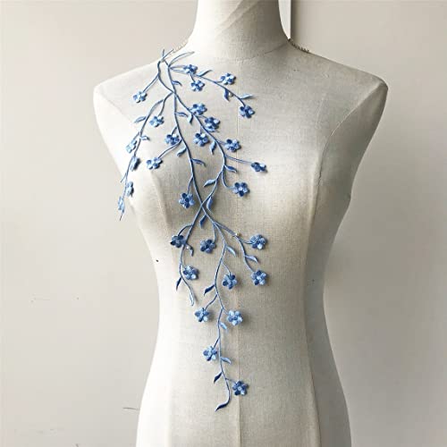 Toppa da applicare con ferro da stiro, decorazione con fiori