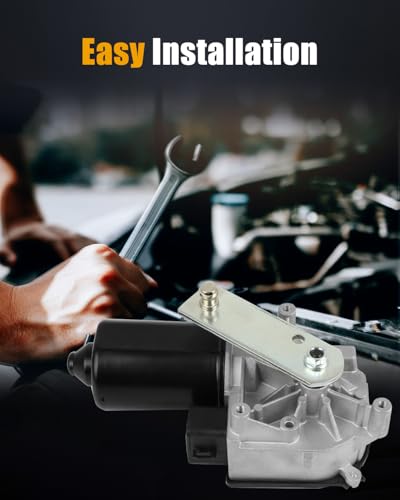 Image of ROADFAR Front Wiper Motor with Control Module Replacement for 1990-1996 for Chevrolet for Lumina APV,1990-1996 for Oldsmobile for Silhouette 22101637 Wiper Motor 5 Pins
