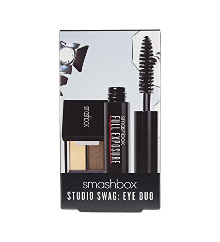 Smashbox Studio Swag Eye Duo Travel Set: Cover Shot: Smoky Eye Shadow Duo Instinct/Hell Ya + Full Exposure Mascara