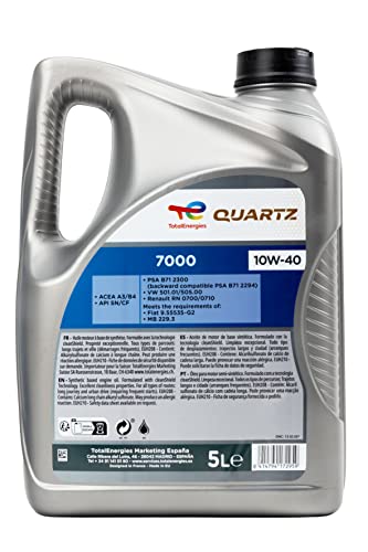 Total Quartz 7000 10W-40 5 Liter Motoröl – Ansicht 4