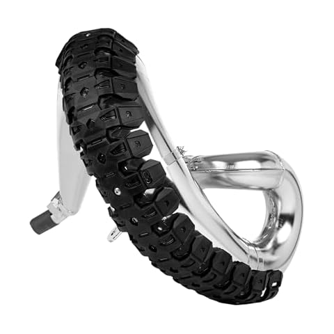 Polisport Dual Compound Armadillo Pipe Guard for 2 Stroke Bikes - Flexible & Impact Resistant (Black) Cover