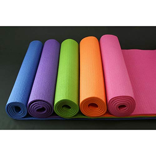 Image of Yoga Mat Gym Workout 4mm Thick, Anti-Slip, Eco-Friendly, Exercise, 4mm Thick, Lifelong Yoga Mat (4MM,) (Multicolor, 4 mm)