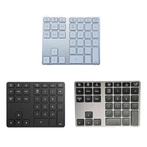 Teclado numérico universal inalámbrico de 35 teclas compatible con Bluetooth 5