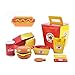 Colcolo Fast Food in Legno Hot Dog Patatine Fritte Cena Bambini in età Prescolare Giochi di Ruolo Giocattoli di Compleanno