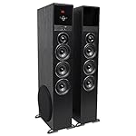 Rockville TM150B Powered Home Theater Tower Speaker System, Black, 1000W, 10" Subwoofers, Bluetooth, USB/SD Playback, FM Radio, Remote Control, Karaoke Ready, Perfect for Home Entertainment - Image 3