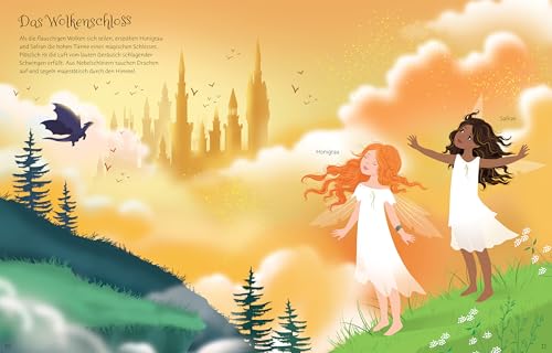 Mein Anziehpuppen-Stickerbuch: Königreich der Feen: Stickerheft mit über 260 Anzieh-Stickern, davon viele mit Glitzer – Stickervergnügen ab 5 Jahren