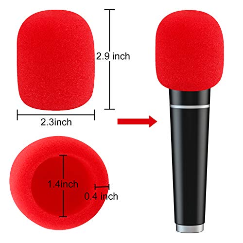 Augshy Microphone Foam Covers, 20 Pack Thick Handheld