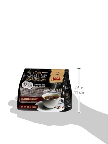 Miniatura 2 de CAF diario Heritage Line 1903 Dark Roast 18Count Paquete de 6
