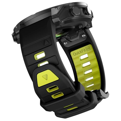 Image of OVERSTEP Compatible with Fenix 8 51mm Watch Bands, 26mm Soft Siliocne Strap for Garmin Fenix 5X /Fenix 5X Plus /Fenix 6X /Fenix 6X Pro /Fenix 7X /Fenix 7X Pro Smartwatch