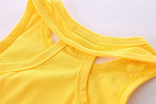 Mud Kingdom Little Girls Pajamas Set Sleeveless Cute Summer Sleepwear4