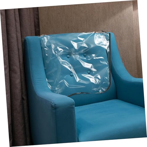 Housse de chaise de coiffure transparent lot de 2 protections imperméables - 6