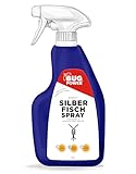 BugPower Silberfisch Spray 1L - Sofort- und Langzeitwirkung - Ungezieferspray mit Knock-down-Effekt - gegen Silberfische - Alternative zu Köderdosen