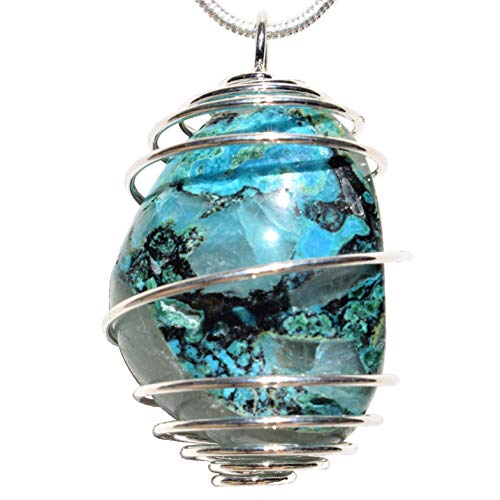 Zenergy Gems Charged Natural Polished Tumble Stone Gemstone Crystal Pendant + 20