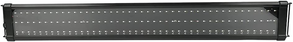 Éclairage LED d&rsquo;aquarium pour poissons et plantes, IP68, éclairage réglable à spectre complet, rampe LED étanche avec supports extensibles pour aquariums d&rsquo;eau douce 90-110 cm (Classe énergétique D)