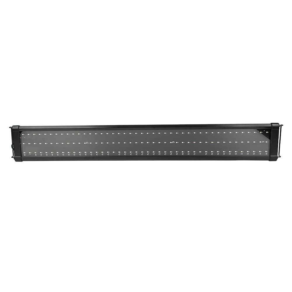 LANTUS Illuminazione LED Acquario con Timer, Bianco + RGB Luce Acquario Impermeabile IP44, Lampada Acquario per Acqua Dolce, Lumen per 90-110cm Acquario [Classe di efficienza energetica A+++]