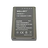 WELLSKY BLN-1 互換バッテリー [ 純正充電器で充電可能 残量表示可能 純正品と同じよう使用可能 ] オリンパス OM-D E-M5 / E-P5 / OM-D E-M1 / OM-D E-M5 Mark II/PEN F