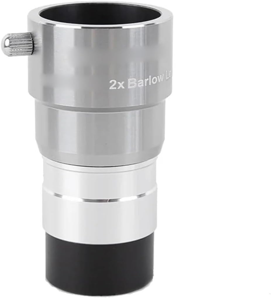Astrophotography Accessories 4mm 6mm 9mm 12mm 15mm 32mm 40mm and 2X Eyepiece and Barlow Lens Metal Astronomy Telescope(2X)