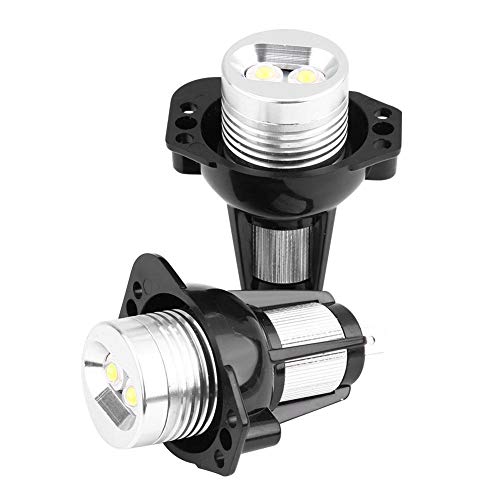 KIMISS 12W LED Angel Eyes Kit de Conversion 6000K Blanc Voiture LED Ampoules Halo Anneau Marqueur Lumière pour Lampes De Voiture E90 E91 05-08 pcs 2 pcs Piezas