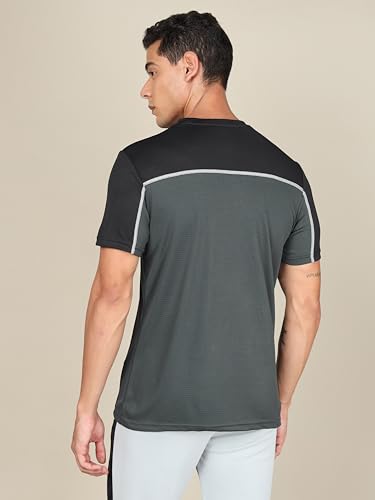 Image of TECHNOSPORT Men's Polyester Slim Fit Active T-Shirt - (MTP706 P) Pack of 1