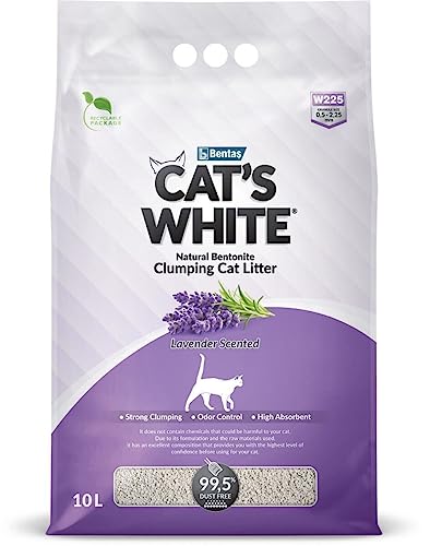 Arena Gatos Aglomerante Perfumada Lavanda Marca Cat's White