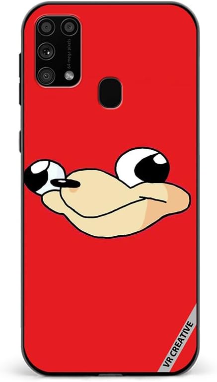 VR Creative Protective Case Cover For Samsung Galaxy M31/M31 Prime Uganda Knuckles Design Multicolour