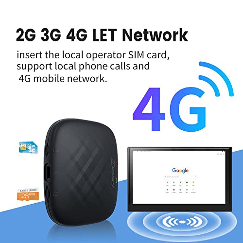 2022 CarlinKit Ai Box-V3 4G Cellular, Android 9, 4+64G, 8Core, Alleen geschikt voor auto's met OEM/Factory Wired CarPlay, Draadloze CarPlay & Android Auto, Ingebouwde Navigatie, Ondersteuning YouTube Netflix, enz - Afbeelding 7