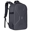 MOSISO Camera Backpack, DSLR/SLR/Mirrorless Photography Camera Bag 15-16 inch Waterproof Hardshell Case with Tripod Holder&Laptop Compartment Compatible with Canon/Nikon/Sony, Gray
