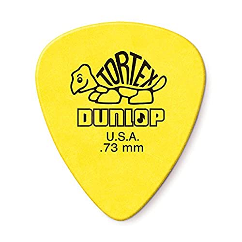 Dunlop 418 Púas TORTEX STANDARD amarillas 0.73 mm 🔥