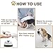KEXIAVA 2 Pack Dog Door Bells, Dog Doorbell to go Outside Puppy Train Bell for Dogs to Ring to go Potty, Puppy Toilet Training Bell Jingle Bells for Door Knob (White)