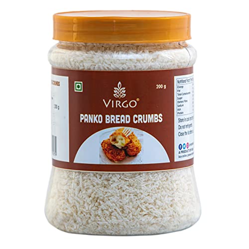 Virgo Panko Bread crumbs, Gluten Free Crumbs Adds a Crispy Texture and Flavor to Dishes, No Artificial Additives, Healthy & Natural Ingredients 150gms (B09LCHDXVV) Amazon Price History, Amazon Price Tracker