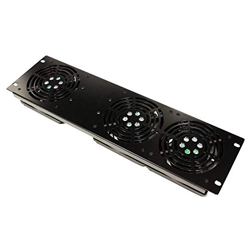 Kit de ventilación frontal para rack 19'' 3U de 3 ventiladores - RackMatic