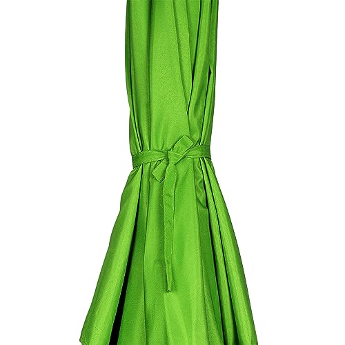 Image of Blissun 7.5 ft Patio Umbrella, Yard Umbrella, Outdoor Market Umbrella with Push Button Tilt Crank, Lime