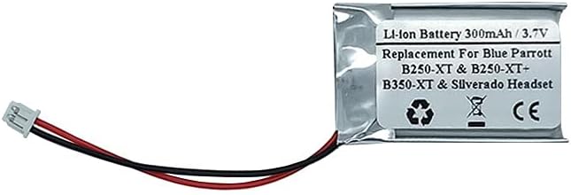 300mAh 3.7V Replacement Battery for VXI Blue Parrott B350-XT, BT250-XT, B250-XT+, BT900 HS393, Roadwarrior Silverado Wireless Headsets
