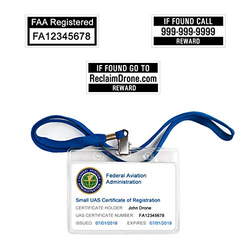 Mini 2 - DJI - FAA Drone Labels (2 Sets