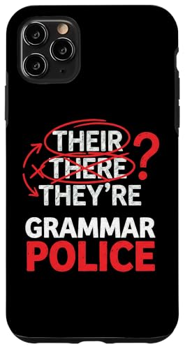 They There Theyre ���@ �x�@ �X�y�����C�e�B���O �X�}�z�P�[�X iPhone 11 Pro Max �p