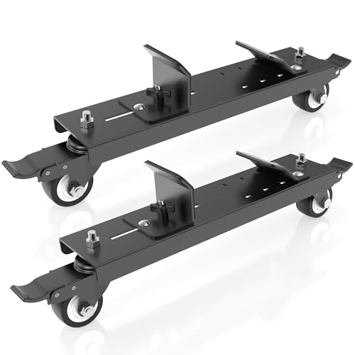 Snow Blower Storage Dollies Replacement Accessories Compatible for 44\", 47\", 54\" Snow Blowers, Snow Blowers Storage Rack with Caster Wheels to Reduce Weight