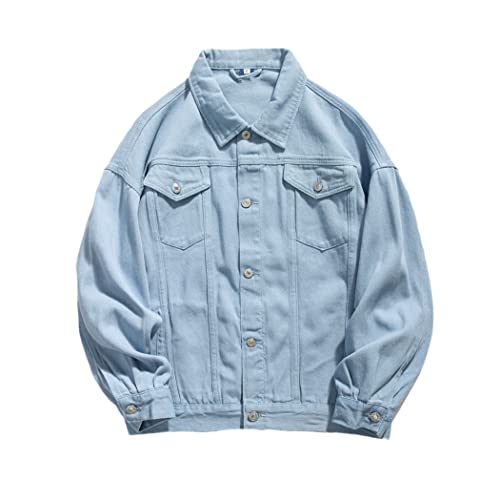 Veste en jean pur coton finitions soignées pour homme élégant