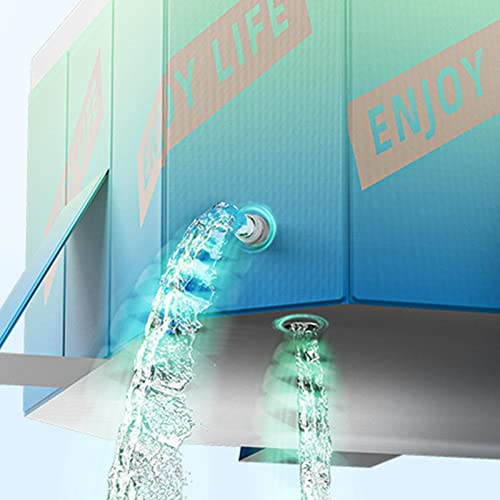 Faltbare Pools für Kinder, rutschfeste, zusammenklappbare Haustierbadewanne, PVC-Sommerschwimmbecken mit Halterung, Planschbecken für Kinder und Erwachsene – Sandkästen, Fischteich, Bällebad Jimtuze – Bild 6