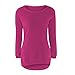 Cashmere Sweater for Teen Girls Long Sleeve Toddler Kids Tops Crew Neck Fuzzy Cozy Clothes Warm Casual Coat Cable Knitted Cotton Cream Fleece 2025 Fall Winter Solid Sweatshirt Hot Pink 15-16 Years