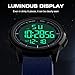 GOLDEN HOUR Relojes Digitales Impermeables Deportivos Ultrafinos para Hombre con Pantalla Gran Angular Correa de Caucho Reloj de Pulsera para Hombre Mujer Imagen de GOLDEN HOUR Relojes Digitales Impermeables Deportivos Ultrafinos para Hombre con Pantalla Gran Angular Correa de Caucho Reloj de Pulsera para Hombre Mujer