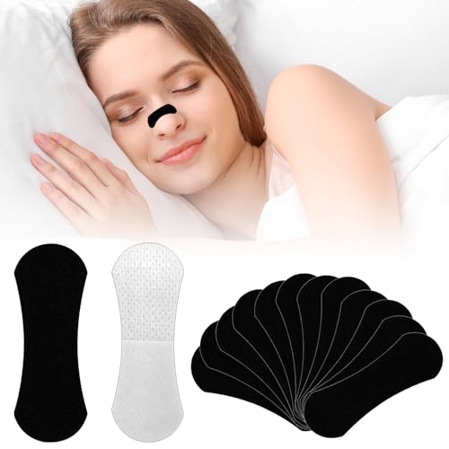 60 Pcs Tiras Nasales Antironquidos, Nasal Strips Deportivas,Tiras Nasales Anti Ronquidos Eficaz Antironquidos para Dormir