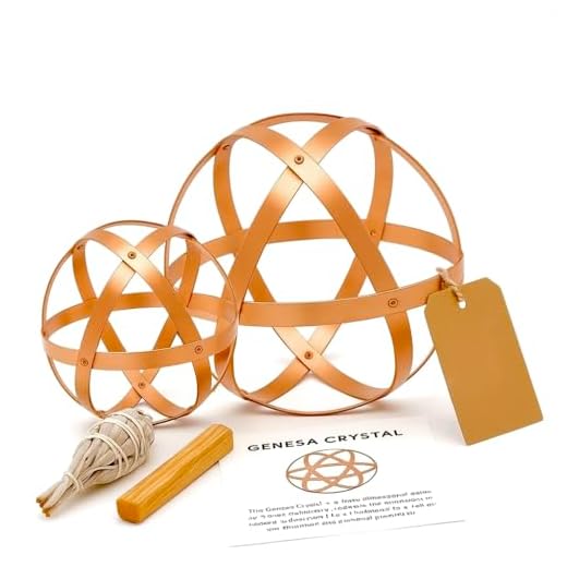 Genesa Crystal in Rame crudo 99% | artigianale, incluso kit intenzione e purificazione