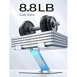 Adjustable Ergonomic Laptop Stand for Desk, Foldable Computer Stand, Stable Aluminum Lectern Notebook Riser & Portable Laptop Holder Mount Compatible with 10-16" MacBook Pro/Air, Dell, HP - Image 5