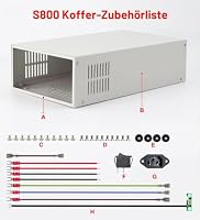 RD6024 DC-Netzteil Variabel einstellbares Labortisch-Netzteil Abwärtswandler Step-Down-Schaltung Geregeltes 4-Digital-LCD-Display 60V 24A 1440W (S800-1500(Nur Netzteil und Gehäuse)) – Ansicht 2