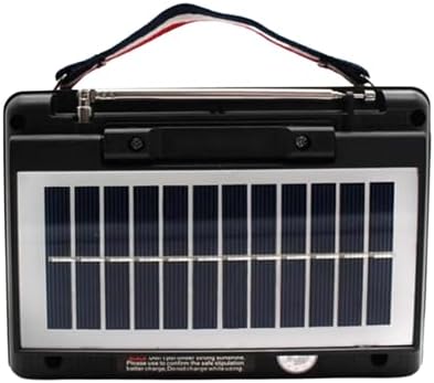 YamanHobi KTF-1428 Nostaljik Solar Enerjili Bluetooth Speaker – Radyo, SD/USB MP3 Çalar, Güçlü Taşınabilir Hoparlör -