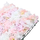 8x Künstliche Rosenwand Blumenwand Hochzeit Garten DIY Hintergrund Dekor x Blumen Wand Panel, künstliche Hintergrund, Panels 40 x 60 cm,in Hochzeiten, Fotografie Gebäude, Kleidungsgeschäfte, Hauswände