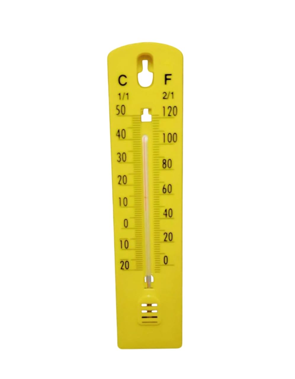 AI-Wall Thermometer/Wall Mounting Room Thermometer/Plastic Base With Hook/Durable, Accurate and Lightweight Thermometer/Easy Operation Durable Thermometer with C & F Scale & High Accuracy-image-28