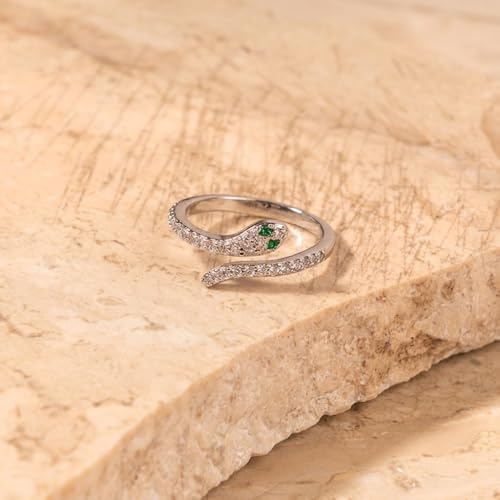 Image of SALTY Anti Tarnish Finger Ring for Women | Adjustable Fancy Jewellery Design | Fashion Accessories for Girls | Minimal Jewelry | Gift for Diwali, Christmas, Marriage, Birthday