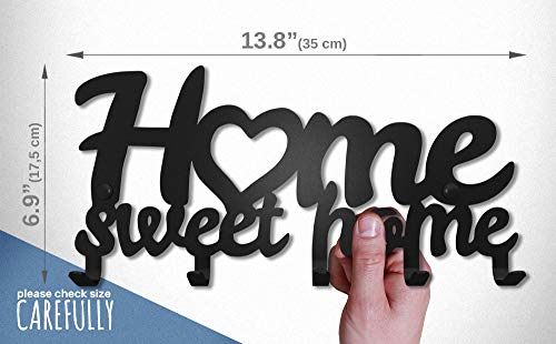 Sirholdeertowelhooksforbathroomwallmountedtowelrackforwalltowelholderforbathroomwallwithhomesweethomesignmatteblackbathroomaccessoriesheavydutywallhangers  Urban Country Home Decor Sirholdeer towel hooks for bathroom wall mounted towel rack for wall towel holder for bathroom wall with home sweet home sign matte black bathroom accessories heavy duty wall hangers  urban country home decor