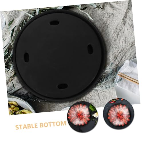 Bandeja para sushi Ice Plate de melamina negra miniatura 3